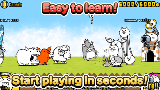 The Battle Cats - Gameplay image of android game