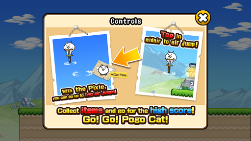 Go! Go! Pogo Cat - Gameplay image of android game