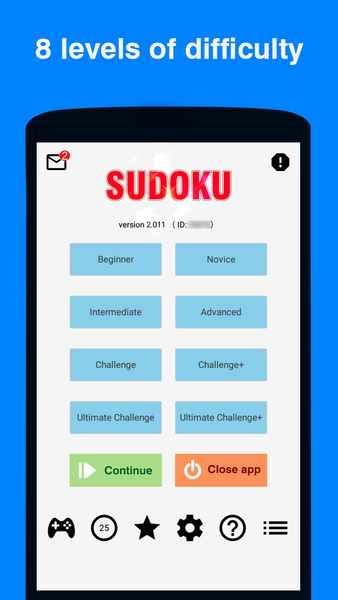 Sudoku - 5700 original puzzles - عکس بازی موبایلی اندروید