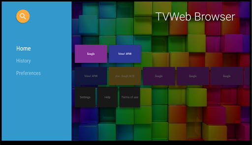 TVWeb Browser for TV - عکس برنامه موبایلی اندروید