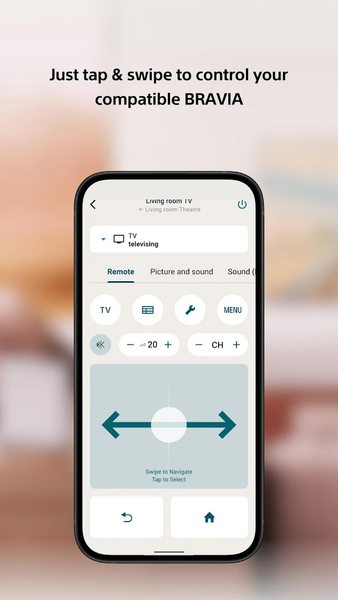 Sony | BRAVIA Connect - Image screenshot of android app