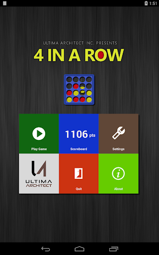 ۴ in a Row - عکس بازی موبایلی اندروید