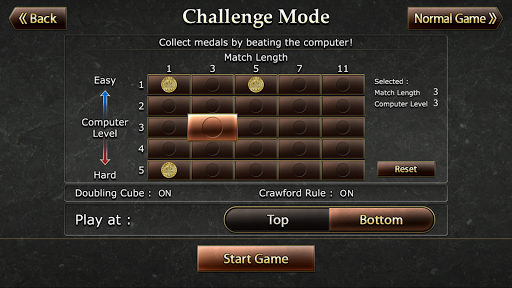 The Backgammon - Gameplay image of android game
