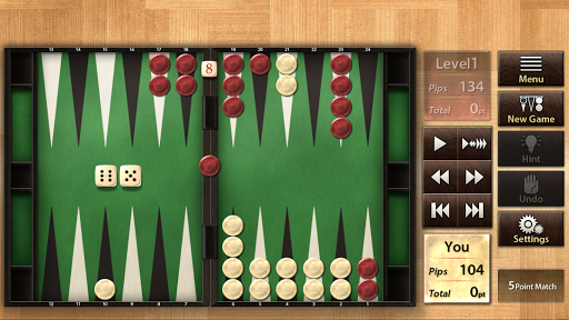 The Backgammon - Gameplay image of android game