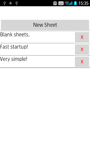 Blank Sheets - عکس برنامه موبایلی اندروید
