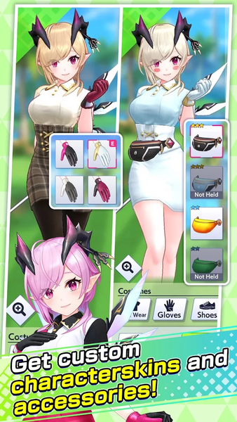 NEKO GOLF -Anime GOLF- - Gameplay image of android game
