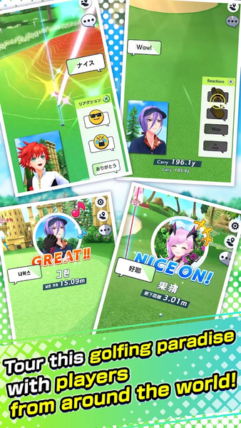 NEKO GOLF -Anime GOLF- - Gameplay image of android game