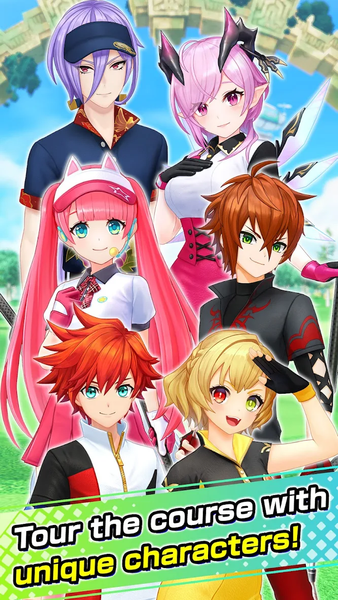 NEKO GOLF -Anime GOLF- - Gameplay image of android game