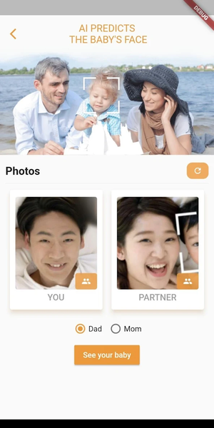 babyAC - AI predicts your baby - Image screenshot of android app