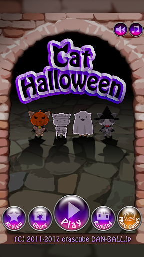 Cat Halloween - Gameplay image of android game