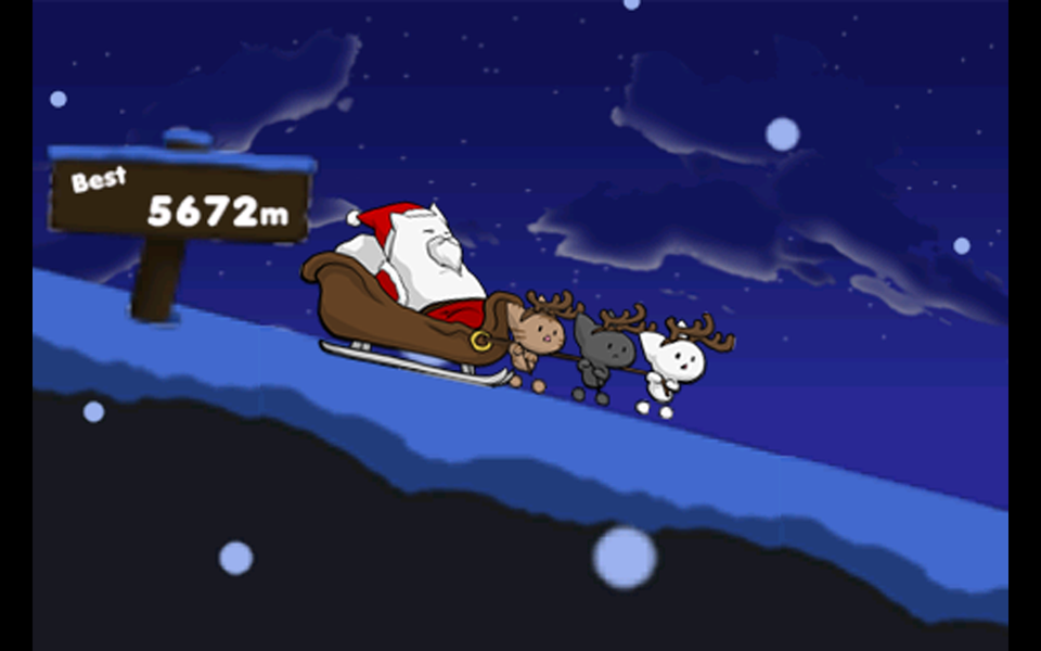 Flying Santa Cat - عکس بازی موبایلی اندروید