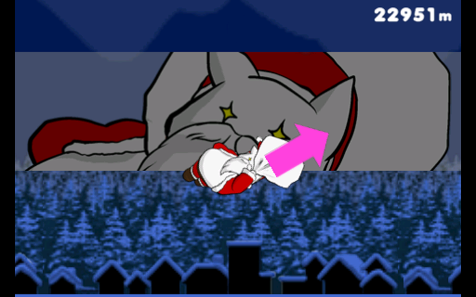 Flying Santa Cat - عکس بازی موبایلی اندروید