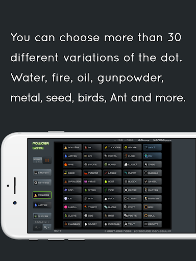 Powder Game - Gameplay image of android game