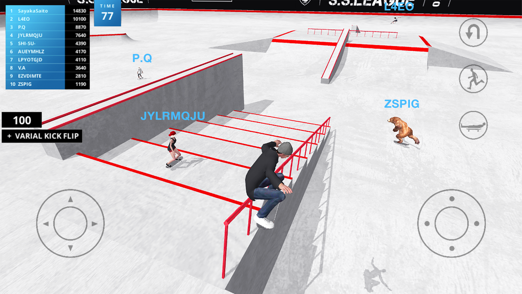 Skate Space - Gameplay image of android game