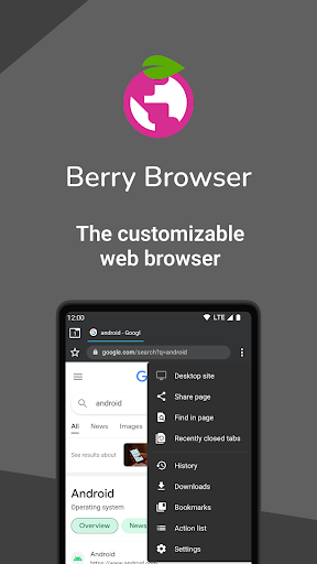 Berry Browser - عکس برنامه موبایلی اندروید