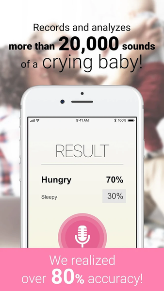 CryAnalyzer - baby translator - عکس برنامه موبایلی اندروید