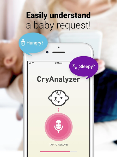 CryAnalyzer - baby translator - عکس برنامه موبایلی اندروید
