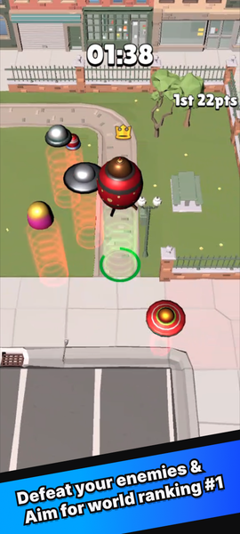 UFO Vacuuming up - Gameplay image of android game
