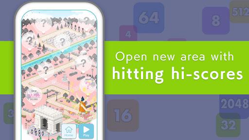 Number drops with ۲۰۴۸ puzzle - عکس بازی موبایلی اندروید