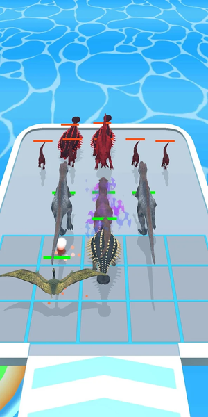 Dino Leveling: Eat & Run - عکس بازی موبایلی اندروید
