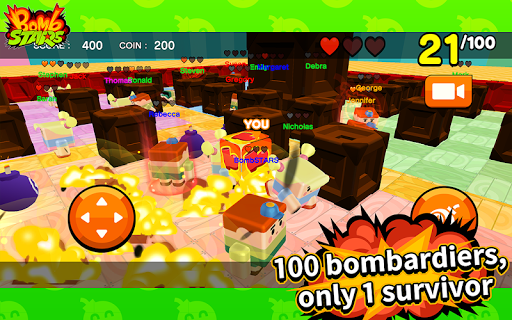 Bomb STARS - Gameplay image of android game