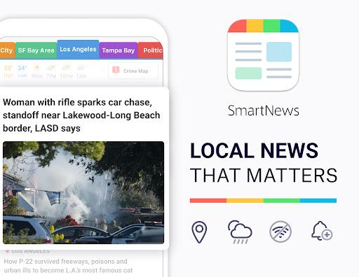 SmartNews: Local News Break - Image screenshot of android app