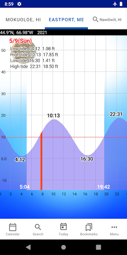Tide Chart - عکس برنامه موبایلی اندروید