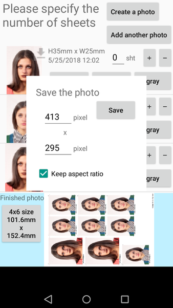 ID Photo application - Image screenshot of android app