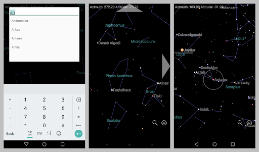 Constellation Map - عکس برنامه موبایلی اندروید
