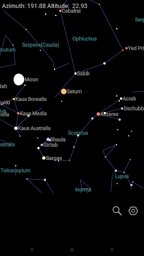 Constellation Map - عکس برنامه موبایلی اندروید