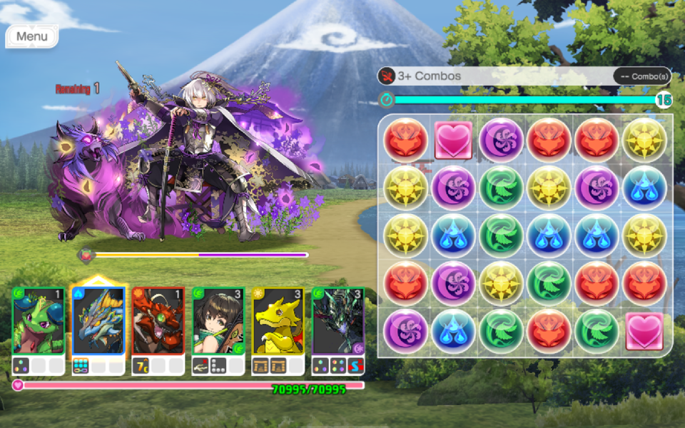 PUZZLE & DRAGONS 0 - Gameplay image of android game