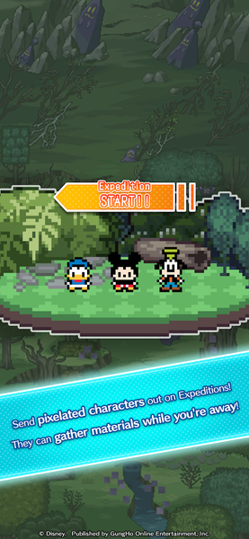 Disney Pixel RPG - Gameplay image of android game