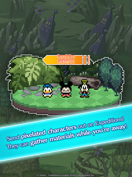 Disney Pixel RPG - Gameplay image of android game