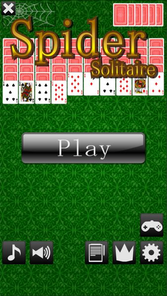 Spider Solitaire - Gameplay image of android game