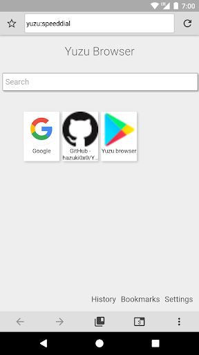 Yuzu Browser: web browser - عکس برنامه موبایلی اندروید