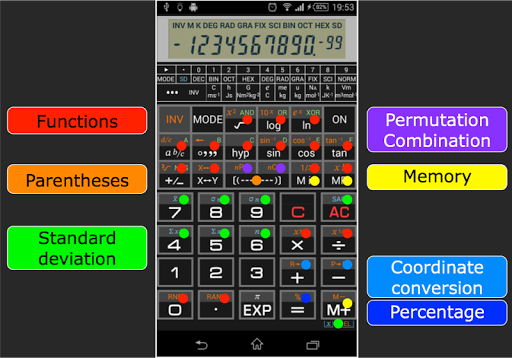 Scientific Calculator 995 - Image screenshot of android app