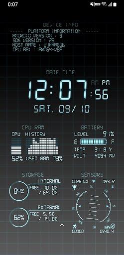 Device Info R Live Wallpaper - Image screenshot of android app
