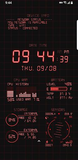 Device Info R Live Wallpaper - Image screenshot of android app