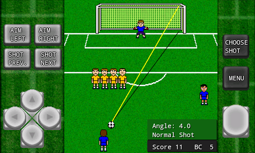 Gachinko Football: Free Kick - Gameplay image of android game