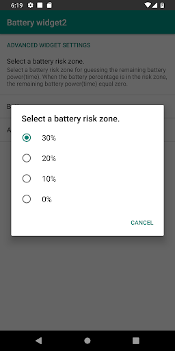 Battery Widget 2 - Image screenshot of android app