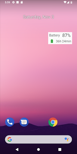 Battery Widget 2 - Image screenshot of android app