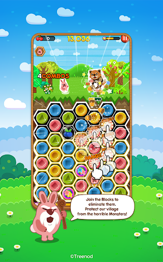 LINE Pokopang - puzzle game! - عکس بازی موبایلی اندروید