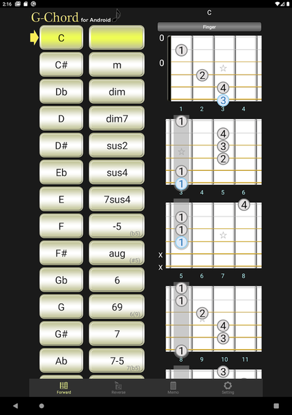 G-Chord (Guitar Chord) - عکس برنامه موبایلی اندروید