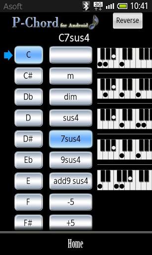 PChord  (Piano Chord Finder) - عکس برنامه موبایلی اندروید