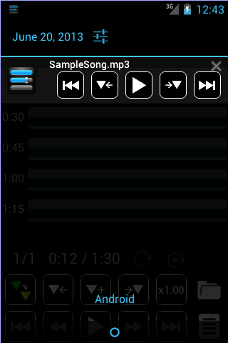 Music Speed Changer: Audipo - عکس برنامه موبایلی اندروید