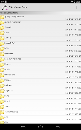 CSV Viewer - Image screenshot of android app