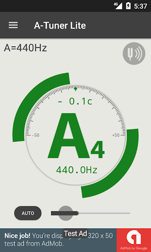 A-Tuner Lite - Image screenshot of android app