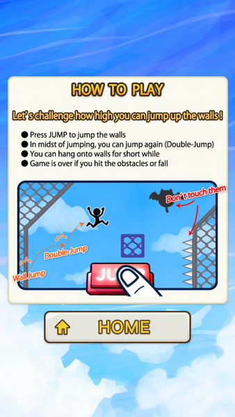 Wall Jump - عکس برنامه موبایلی اندروید