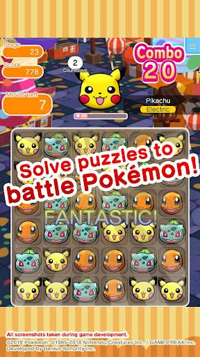 Pokémon Shuffle Mobile - Gameplay image of android game