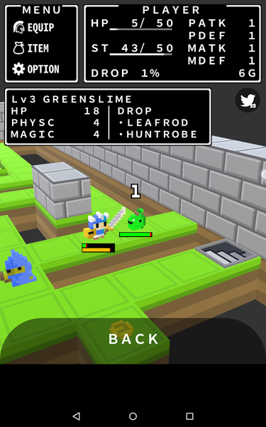VoxelRogue - Gameplay image of android game